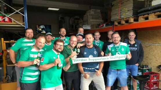 Foto Werder Supporters Stuttgart!